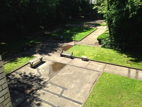Views of our private Park / Recreation area from the Den / Study... Views of our private Park / Recreation area from the Den / Study...